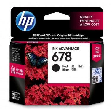 惠普（HP 678）CZ107AA 黑色墨盒 适用机型：HP Deskjet1018/2515/1518/4648/3515/2548/2648/3548/4518