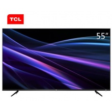 TCL 55P6 55英寸4K金属超窄边64位32核HDR人工智能LED液晶电视机