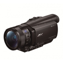 索尼（SONY）FDR-AX100E 4K高清数码摄像机 1英寸CMOS 光学防抖 12倍光学变焦 蔡司镜头 支持WIFI/NFC传输 