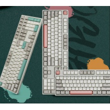  ikbc C210 机械键盘 有线键盘 游戏键盘 108键 cherry轴 樱桃轴 吃鸡神器 笔记本键盘 工业灰 红轴 